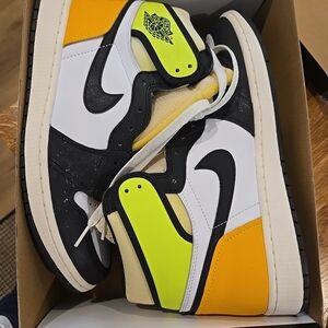 Nike Athletic Shoes - Black, White, Yellow, Neon Green